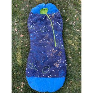 Alpine Design Glow in the Dark Mummy Sleeping Bag for Kids and Youth